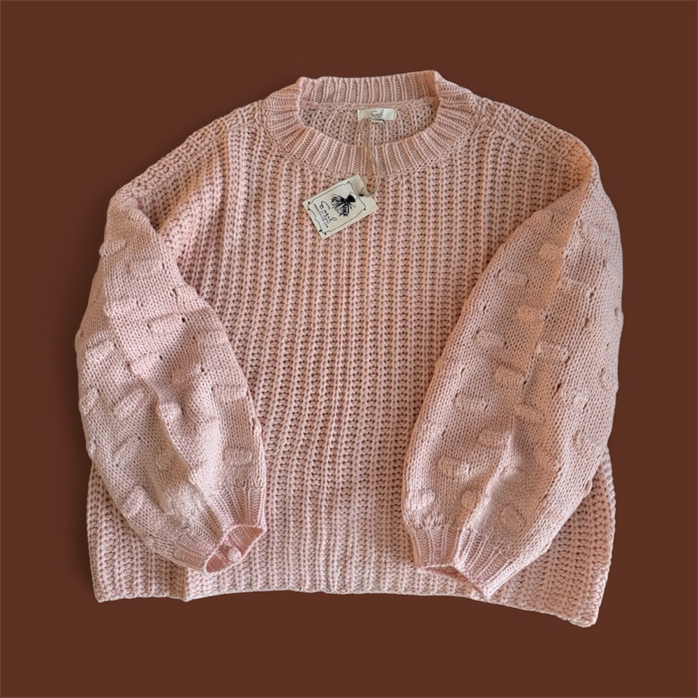 Easel Blush Knit Sweater